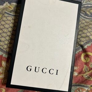 Gucci Black and Cream Designer Box